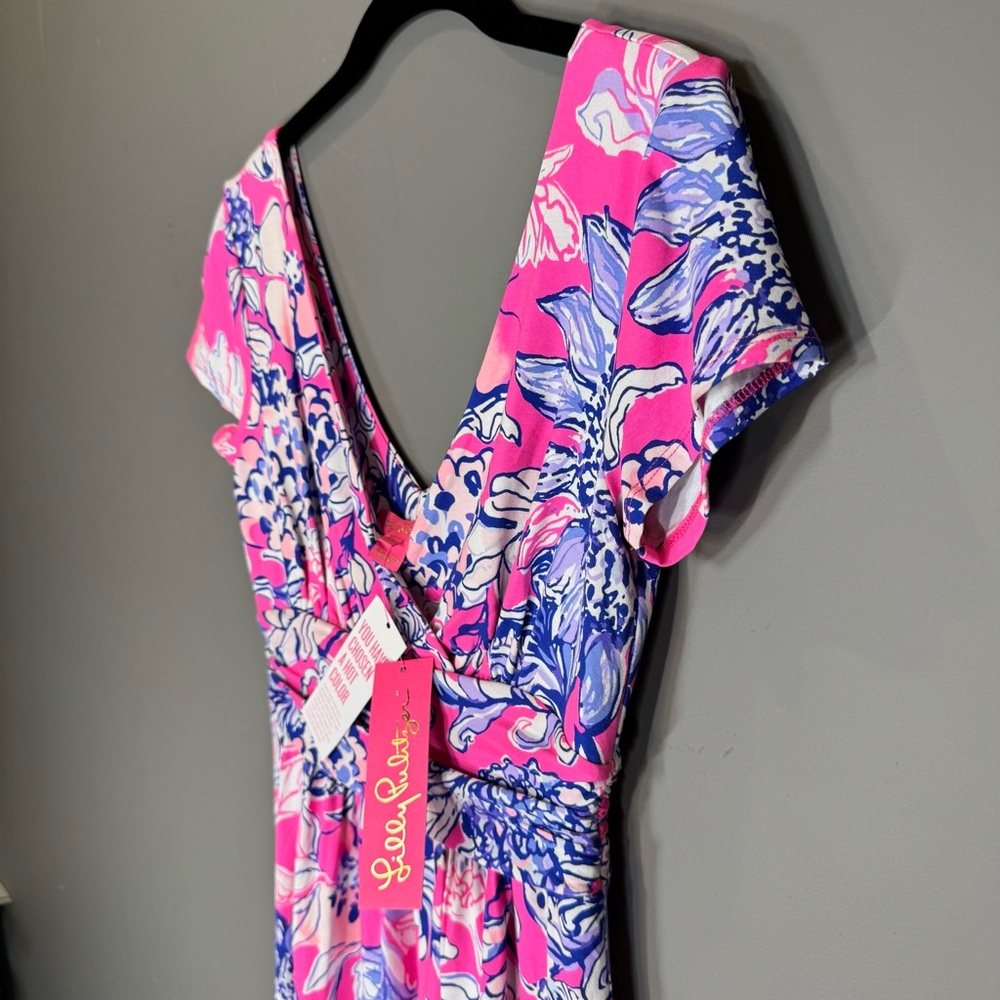 NWT Lilly Pulitzer Winslow Dress Pink Tropics Sun Drenched Size Small, S - Picture 13 of 13